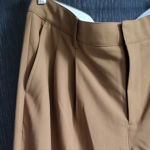 Madewell Harlow Wide-Leg Pant In Tan/Beige - Picture 4 of 16